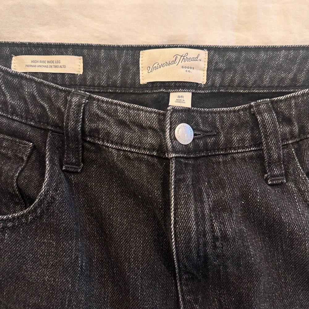 Universal Thread Black Wide Leg Jeans